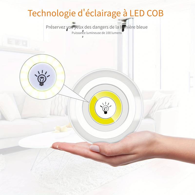 LAMPE LED ADHÉSIVE SANS FIL