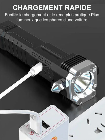 Lampe Torche LED Multifonctions D'urgence