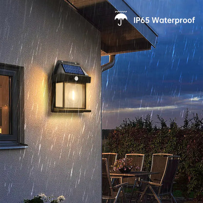 Lot de 3 Lampes Solaires Extérieures Avec détecteur de mouvement
