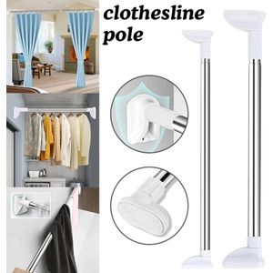 Barre de Rideau Extensible sans Perçage – 50 cm à 280 cm
