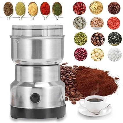Moulin à Café à épices Broyage électrique Multifonction  En Acier Inoxydable