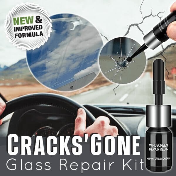 Kit de réparation du verre Cracks Gone (2+2 Gratuit !)