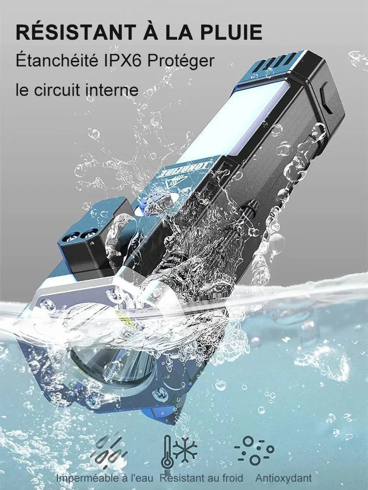 Lampe Torche LED Multifonctions D'urgence