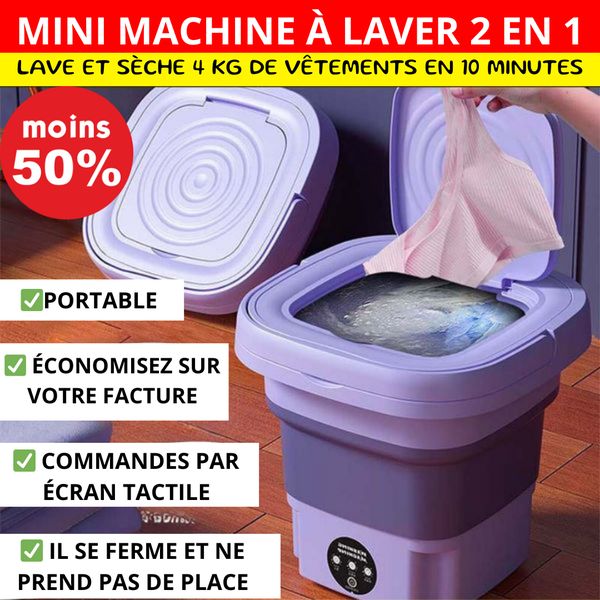 Mini machine à laver portable pliable