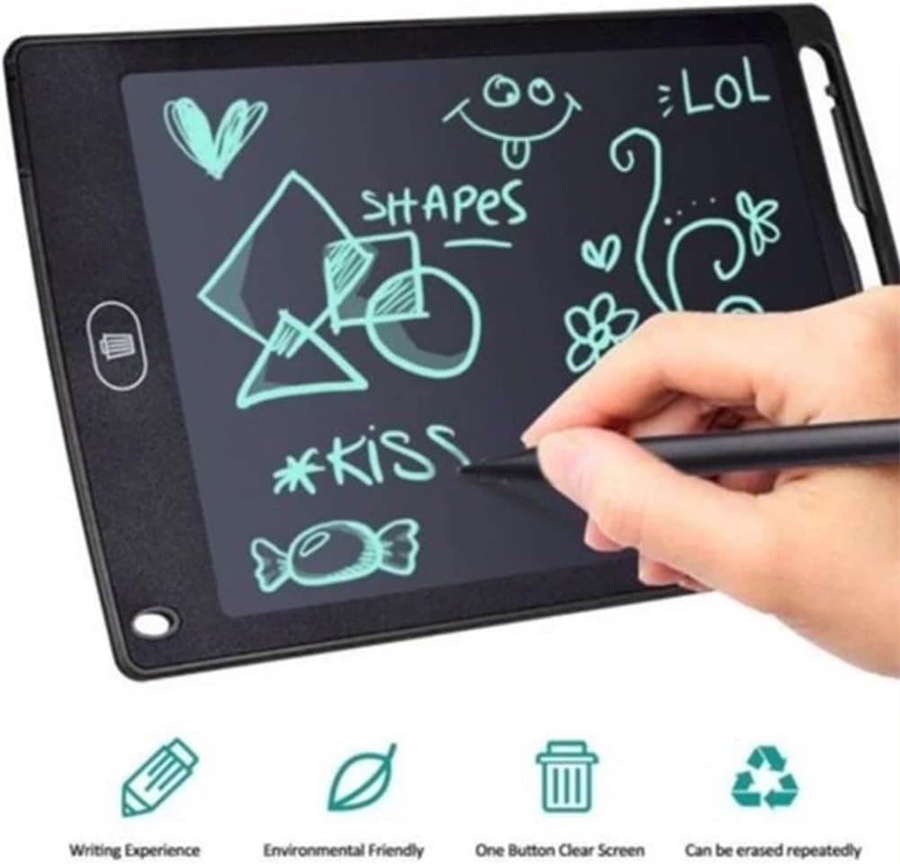 Tableau D'écriture Électronique LCD De 12 Pouces Pour Graffitis, Planche À Dessin Intelligente, Tableau D'écriture