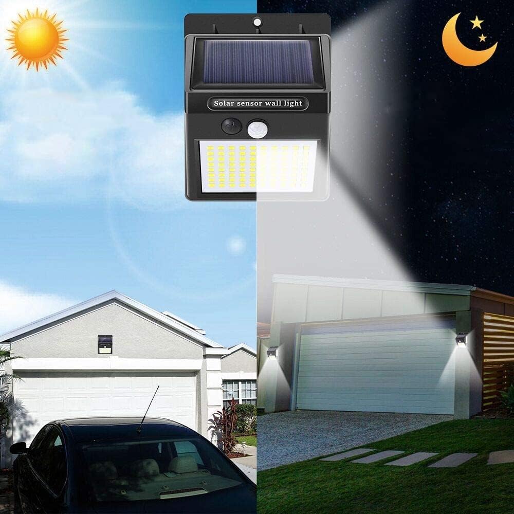 LOT DE 3 Lampe Solaire Exterieur Avec Detecteur de Mouvement