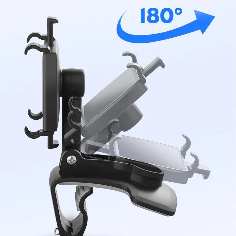 Support téléphone voiture multifonction rotatif à 360
