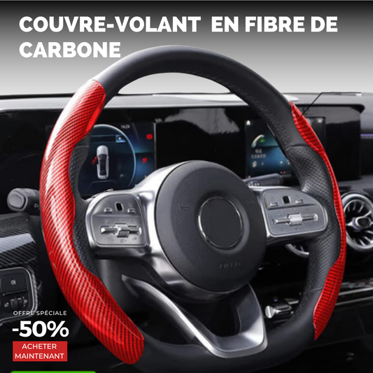 Couvre-volant universel en fibre de carbone