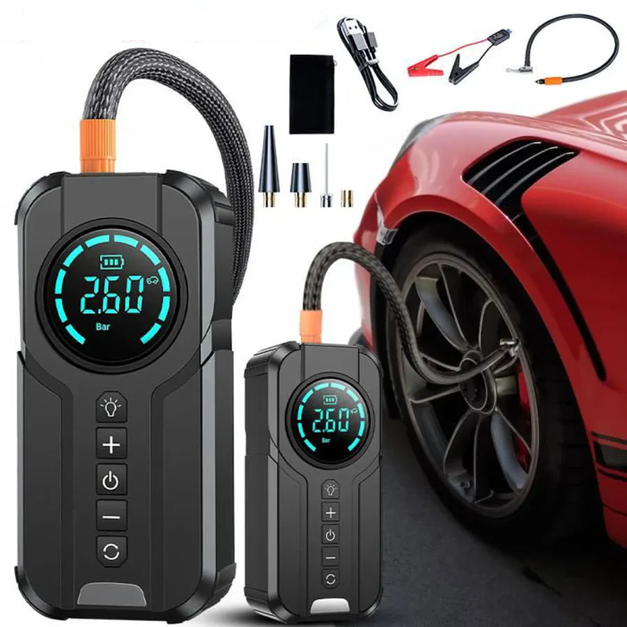 DÉMARREUR DE VOITURE Multifonctionnel 4 EN 1