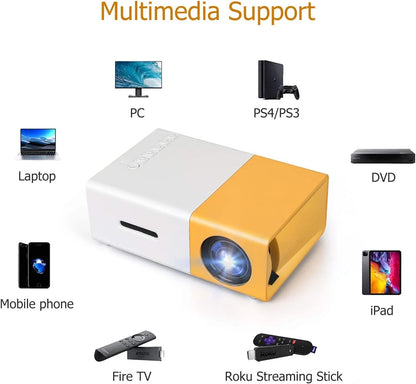 Projecteur™️ 1080P (Audio AV USB compatible HDMI)